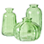 Sage Glass Bud Vases – Set of 3